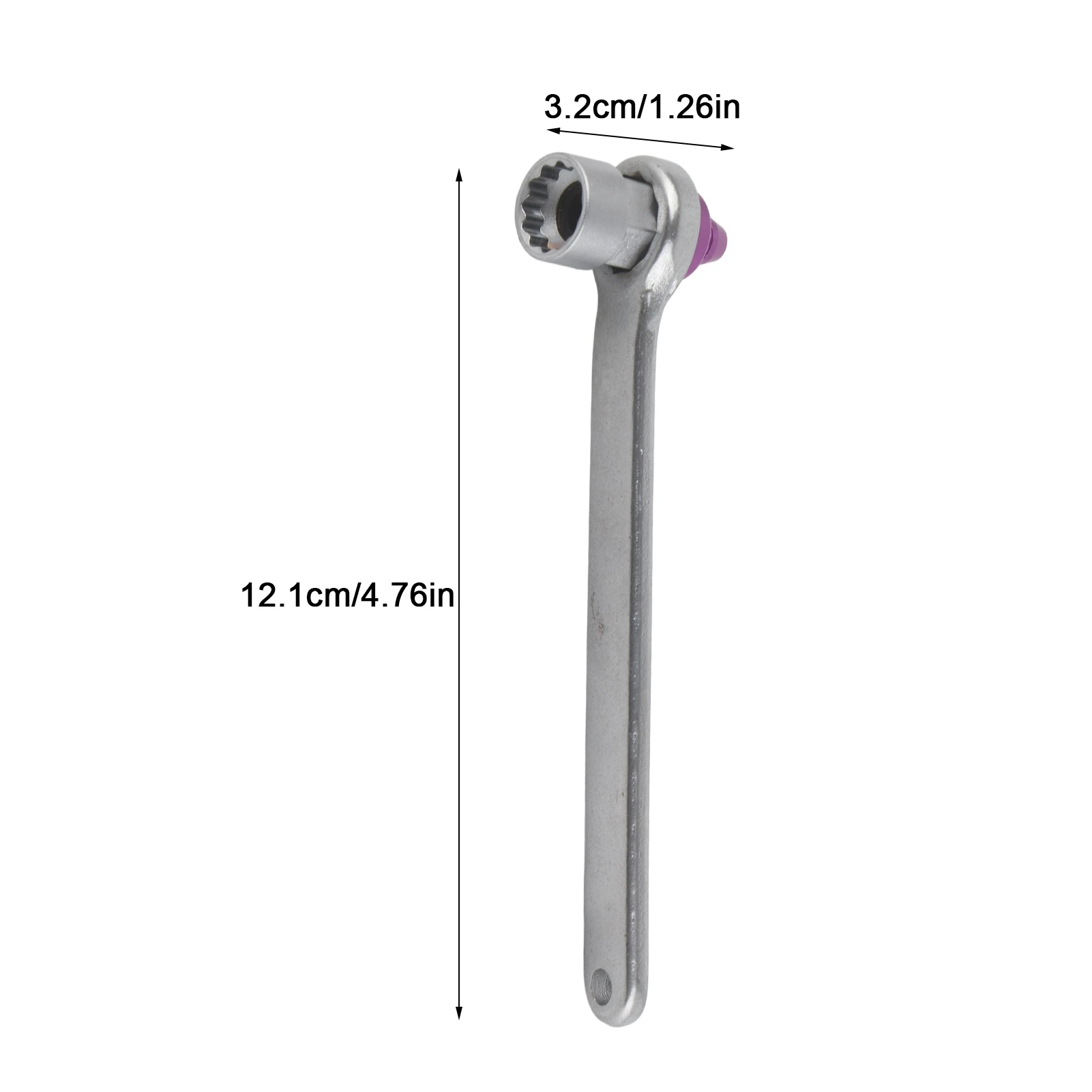 Brake System Bleeding Tool 11mm Brake Fluid Bleeder Wrench Steel Brake System Bleeding Tool for Car Truck Motorcycle