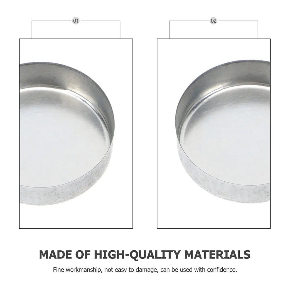 

20Pcs Retro Aluminum Cups Simple Chic Holders for Home Decor Wedding Banquet Cups Christmas DIY Supply