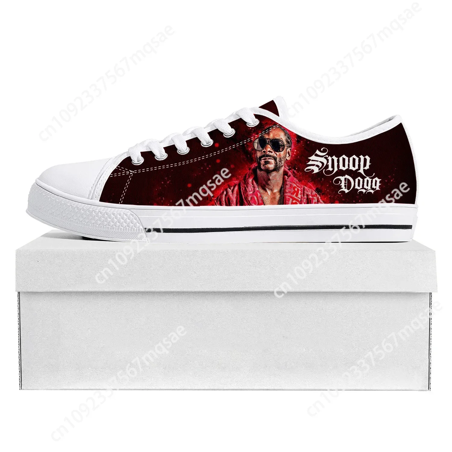 

Snoop Dogg Rap Low Top High Quality Sneakers Mens Womens Teenager Canvas Customized Sneaker Casual Couple Shoes Custom Made Shoe