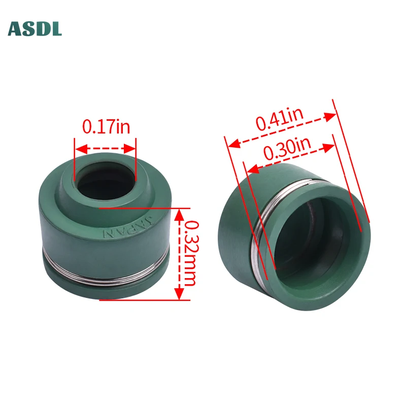 5mm Motorcycle Engine Valve Stem Oil Seal For HONDA CB250 XR250 CRF250 CBX250 CBF250 XRE300 CB300 CB750 NXR160 CG150 CLICK 125