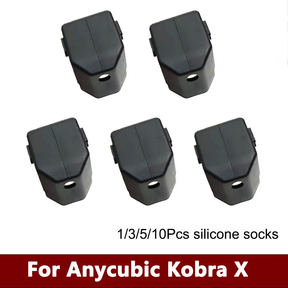 for Anycubic Kobra X Silicone Sleeve 3D Printer Hotend Protector Cover Case Heat Insulation for Anycubic Kobra X Silicone Socks