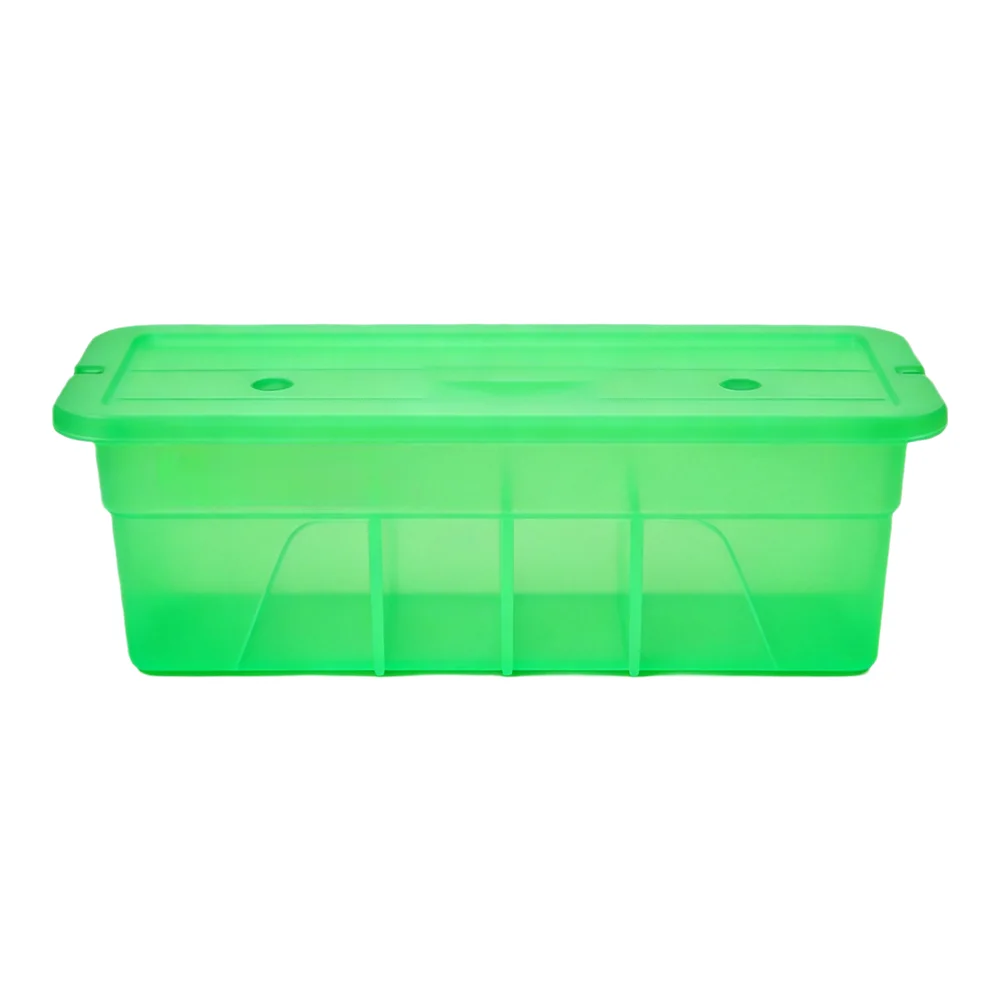 Outdoor Storage Box for IGT Half Unit Tabletops with Glow Casing Enhances Nighttime Campsite Location and Safe Food Handling