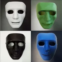 Pure Color Street Dance Mask Bboy Hip Hop Mask Halloween Mask Hip-hop Cool Mask JabbaWockeeZ Masked Dancer Young Man Masque