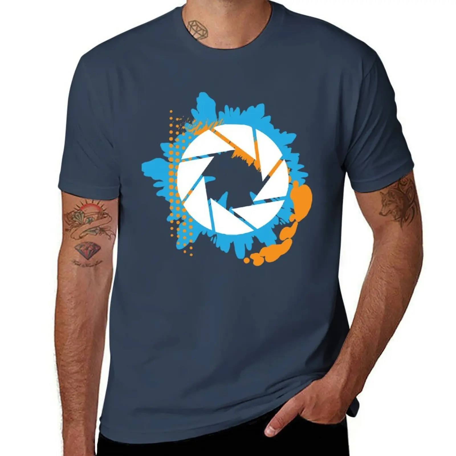 

Portal Abstract T-Shirt man t shirt luxury t shirt custom print T-Shirt