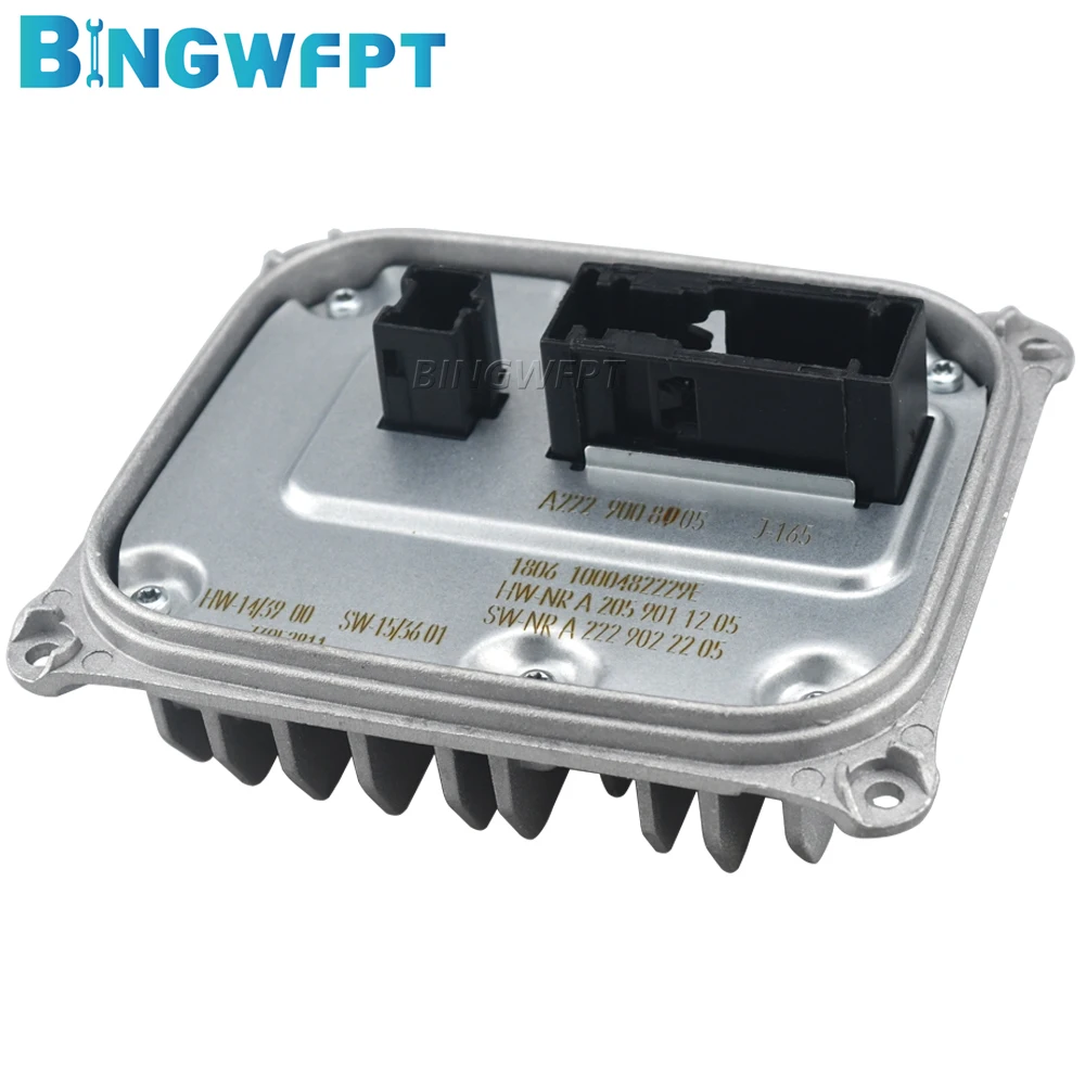 New LED Headlight Control Module 2229008005 A2229008005 For Mercedes W205 C Class C300 C350e C43 C63 S AMG view 6