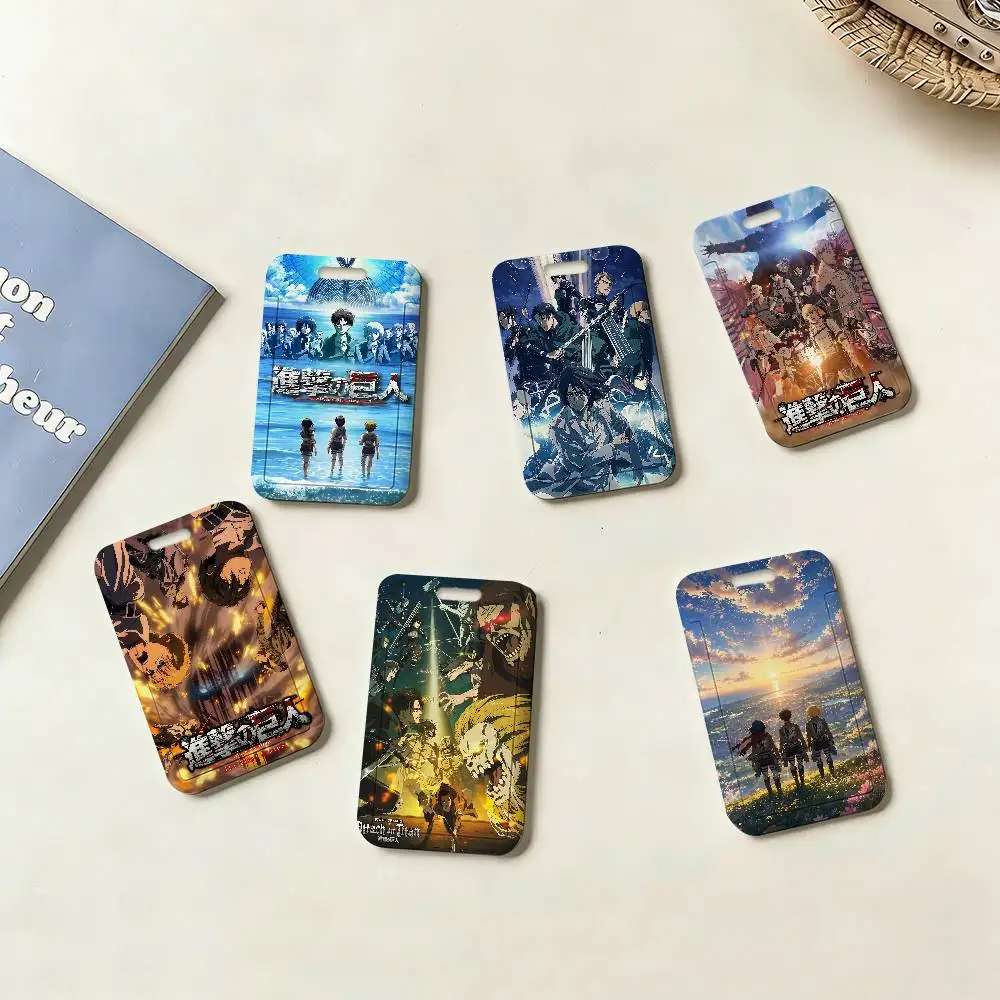 Classic Anime A_Attack on T_TitanS   Lanyard For Keys Chain Credit Card Cover Pass Charm Straps ID Badge Holder Key Accessories