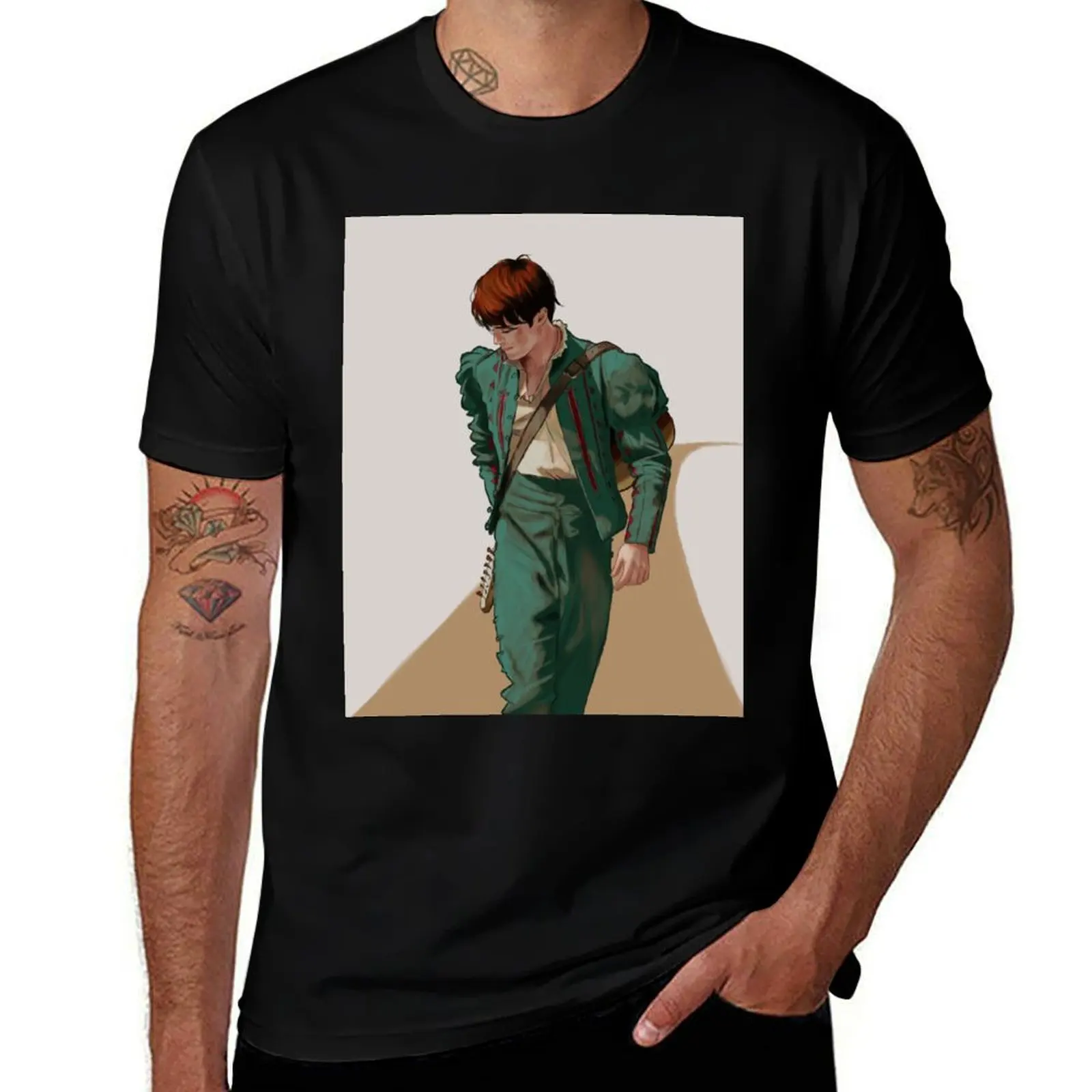 

JASKIER T-Shirt man t shirts for men casual mens graphic t shirts T-Shirt