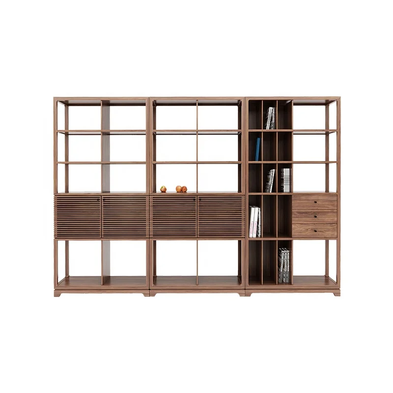 

Display Cabinet With 3 Drawers Modern Design Large Capacity/New Chinese Style High-end Solid Wood Living Room & Bedroom Storage