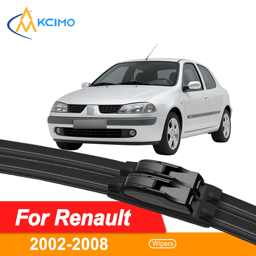 

Max Visibility Max Safety 2PCS Wiper Blades for Renault Megane X84 2002–2008 All-Season Performance Easy Install Durable Rubber