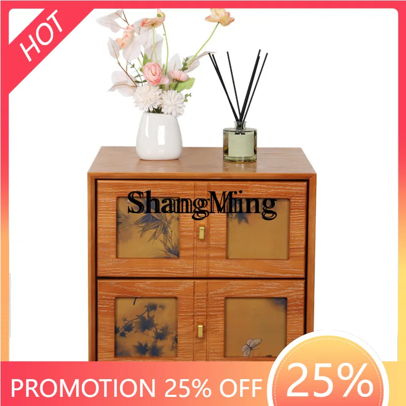 FG good-looking antique solid wood chest living room TV against the wall storage bedroom bedside table