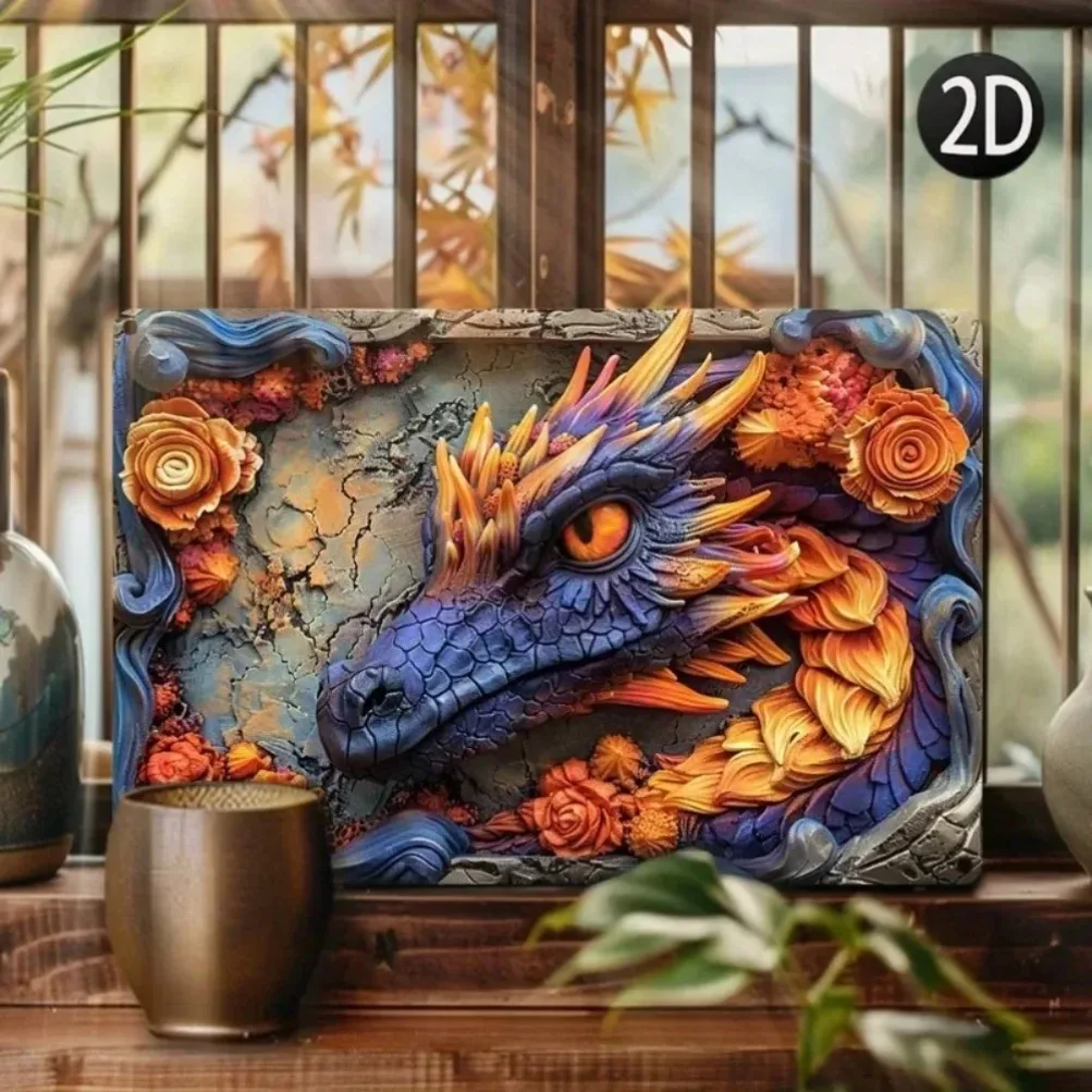 2D FLAT AwesomeWallDecor 1Pc لوحة حائط معدنية رائعة عتيقة |   ديكور مثالي لبار/صالة الألعاب الرياضية/المرآب/الحانة/النادي/غرفة النوم