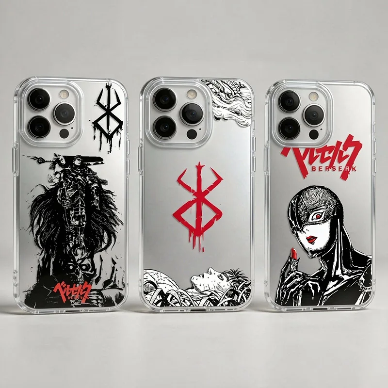 Anime Berserk Guts Phone Case For Samsung Galaxy S26 S23 S22 S21 S24 S25 Ultra Plus FE A16 A17 A36 A53 A55 A37 A57 5G Cover
