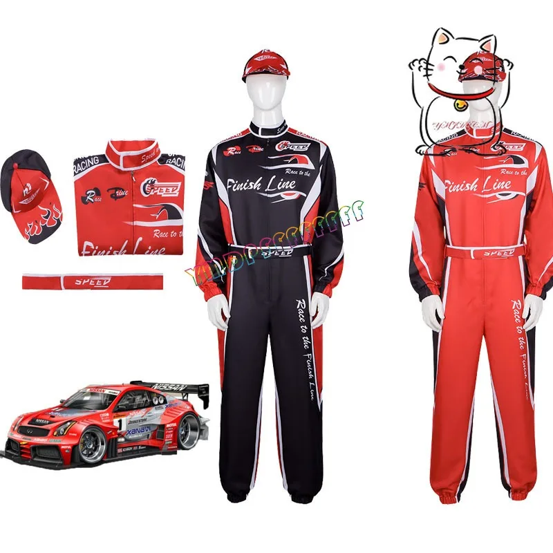 

The new Adulto Crian ç as racing driver Cosplay jumpsuit kart team creates a unified corruption hot selling trend