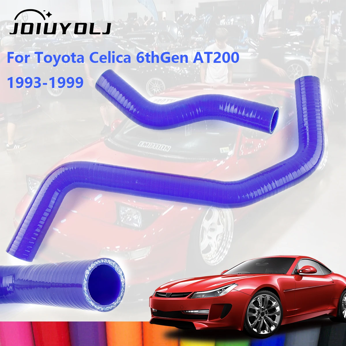 

Для Toyota Celica 6thGen AT200 1.8L ST/SR 1993 1994 1995 1996 1997 1998 1999 силиконовые шланги радиатора