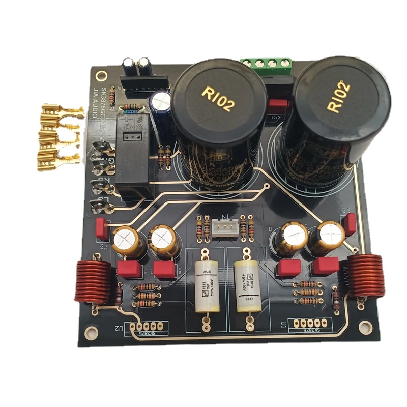 

GC Circuit Stereo Dual Channel Power Amplifier Board Compatible with SK3875, SK18752, LM1875, TDA2030A Chip AC18V-22V