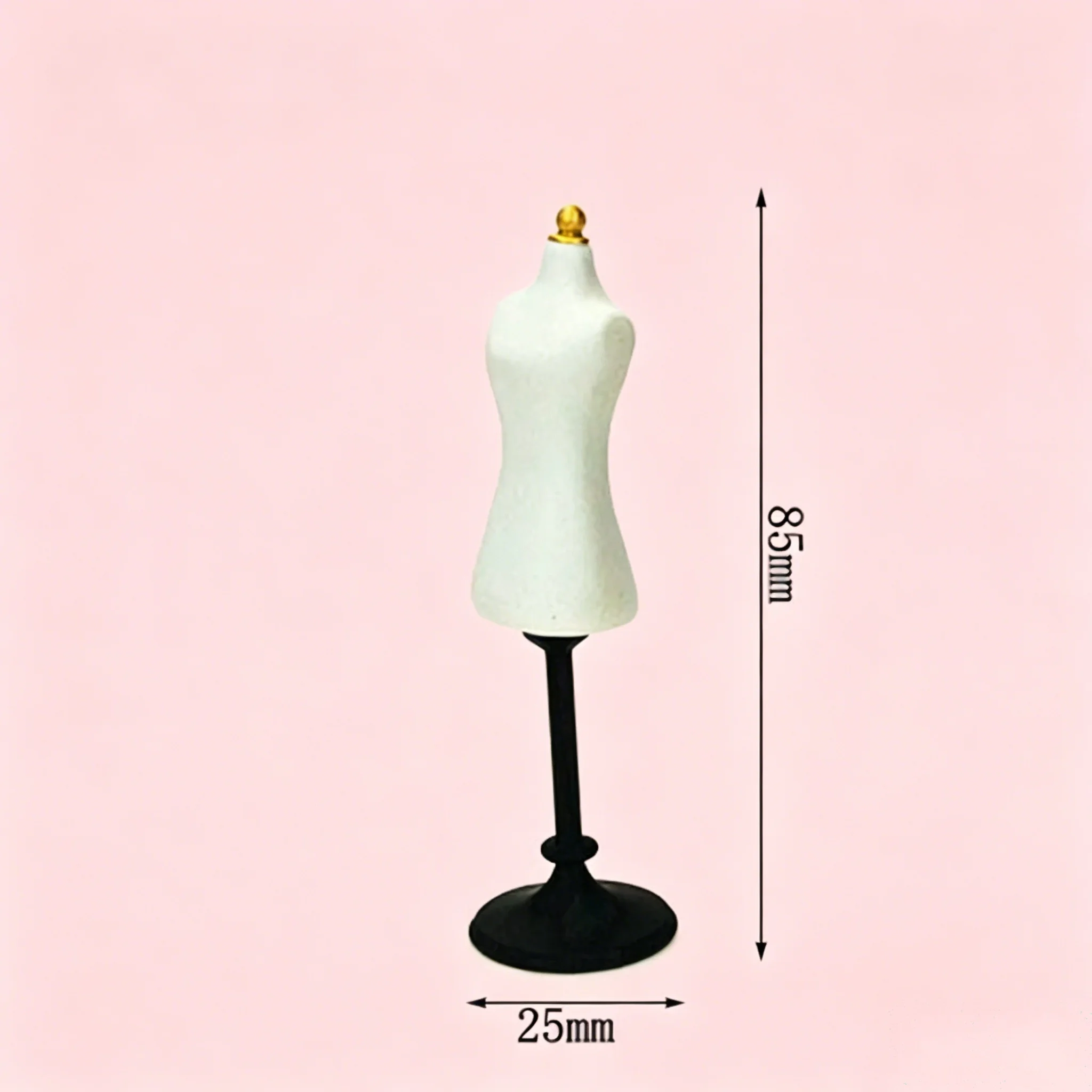 Dollhouse Mini Resin Dress Form, 1/12 Scale