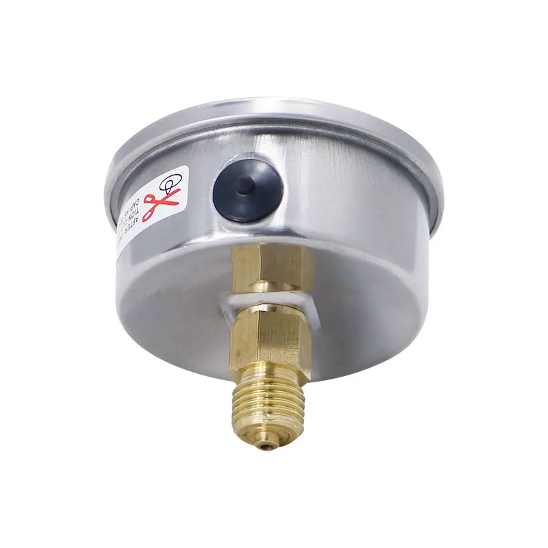 Imagem -03 - Manômetro de Pressão de Combustível com Glicerina Manômetro Vertical Conexão Traseira Axial 63 mm 160 Bar 14