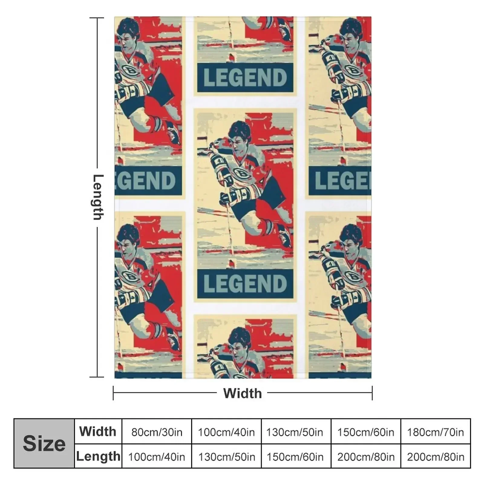 Bobby Orr Legend Throw Blanket cosplay anime Kid'S halloween funny gift Blankets