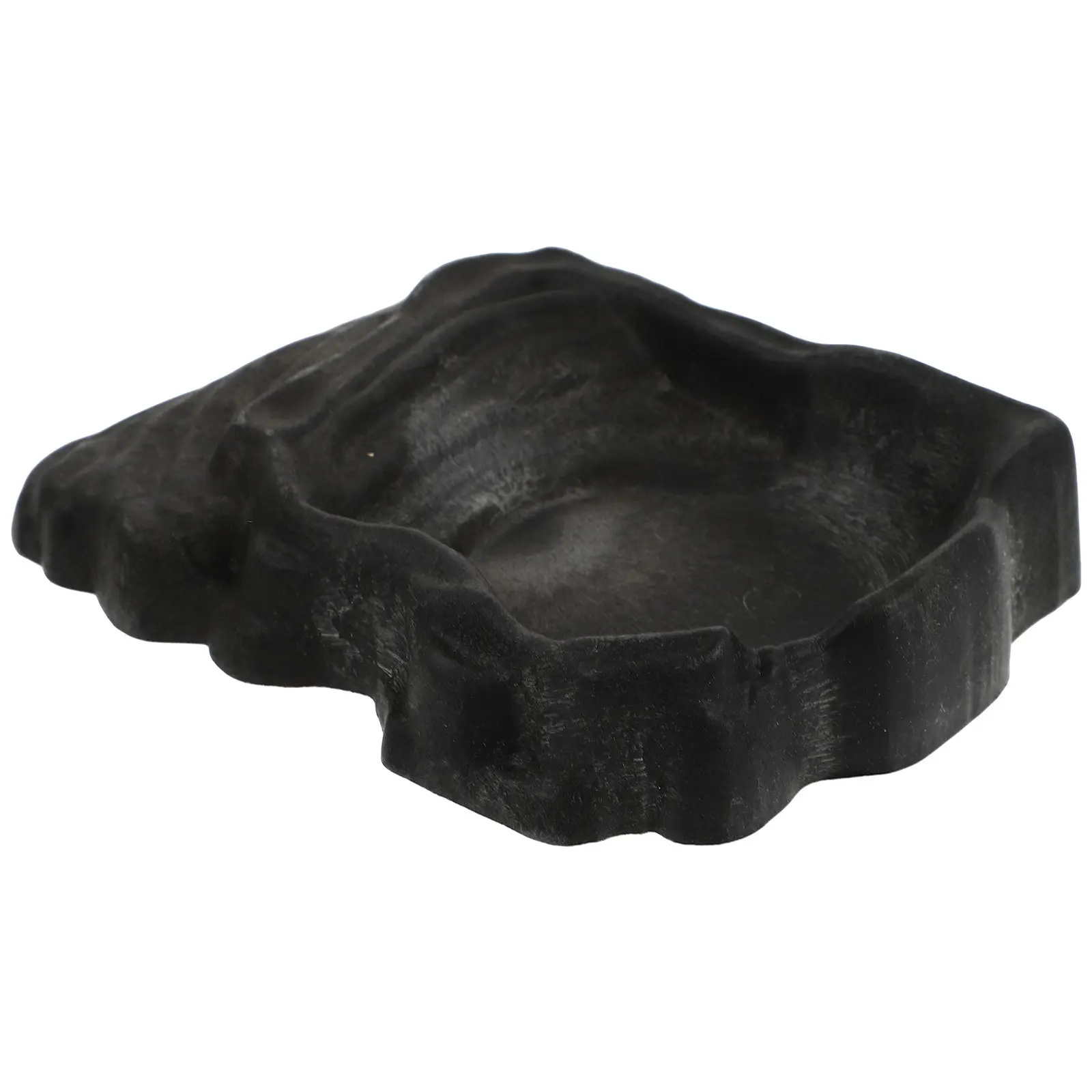 

1Pcs Reptile Food Basin Easy Clean Rim Prevent Worm Material Reptile Water Dish Feeding Tool Accessories