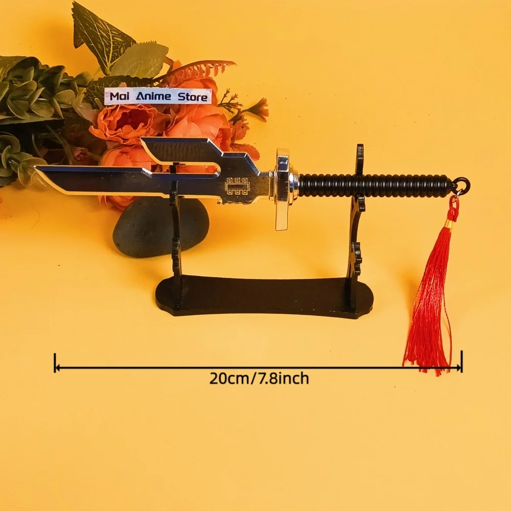 Katana Fushiguro Toji 8,2 cala, katana japońska w naturalnej wielkości, stalowy miecz, anime Jujutsu Kaisen, metalowa szabla samurajska, nóż ninja, zabawka, prezent