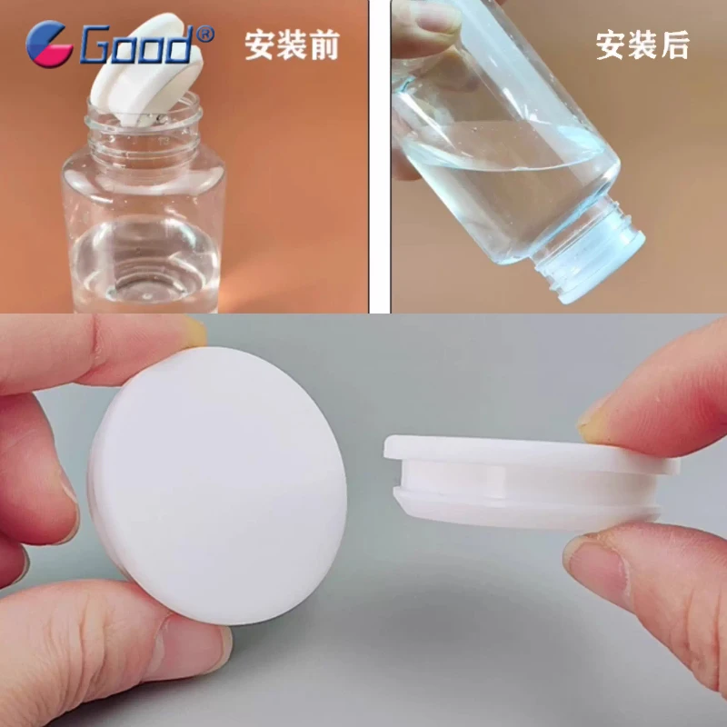 White T Type Silicone Rubber Snap-on Hole Plug 2.5-50.6mm Dust-proof Waterproof Round Blanking End Cap Inserts Seal Stopper