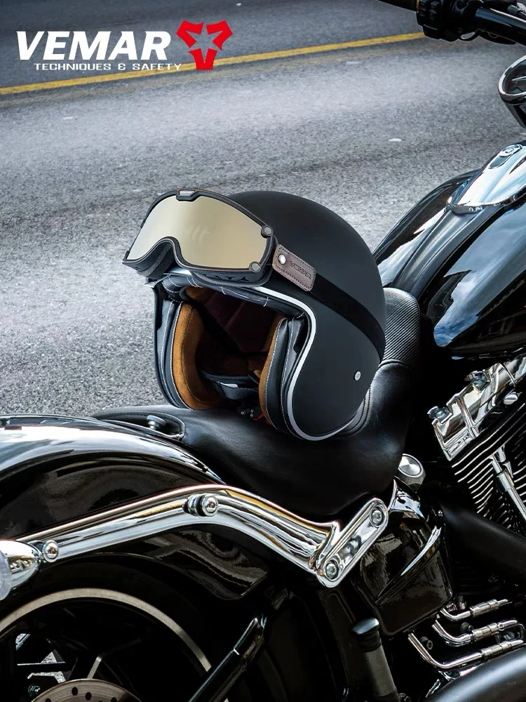 AliExpress MJMOTO Retro Windproof Motorcycle Goggles Vintage Motocross Sunglasses for Cafe Racer Chopper Cycling Racing Moto Helmet Glasses Unisex