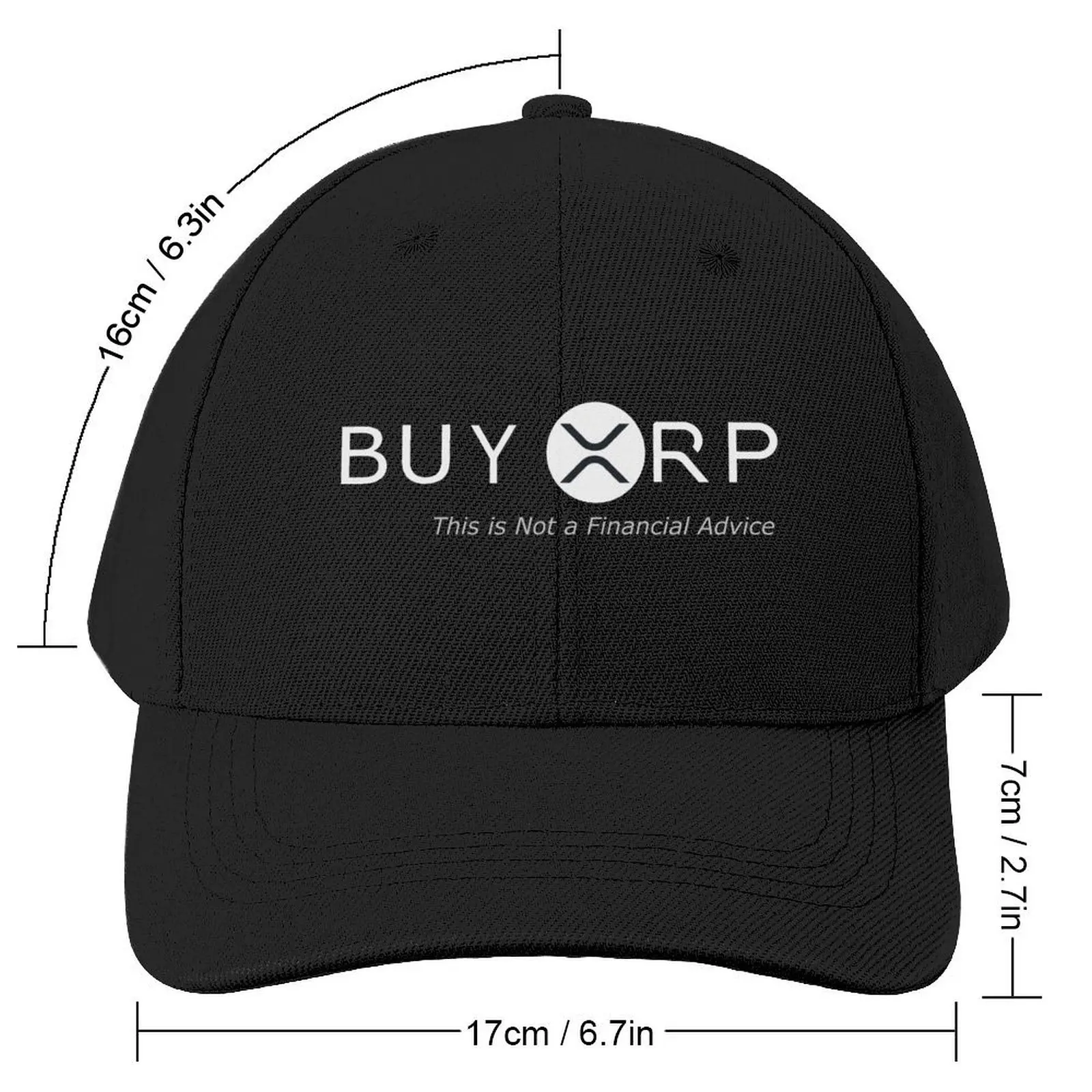 Buy XRP- This is Not a Financial Advice Ripple Crypto Hedera Hashgraph Cardano Solana Ethereum Bitcoin Baseball Cap