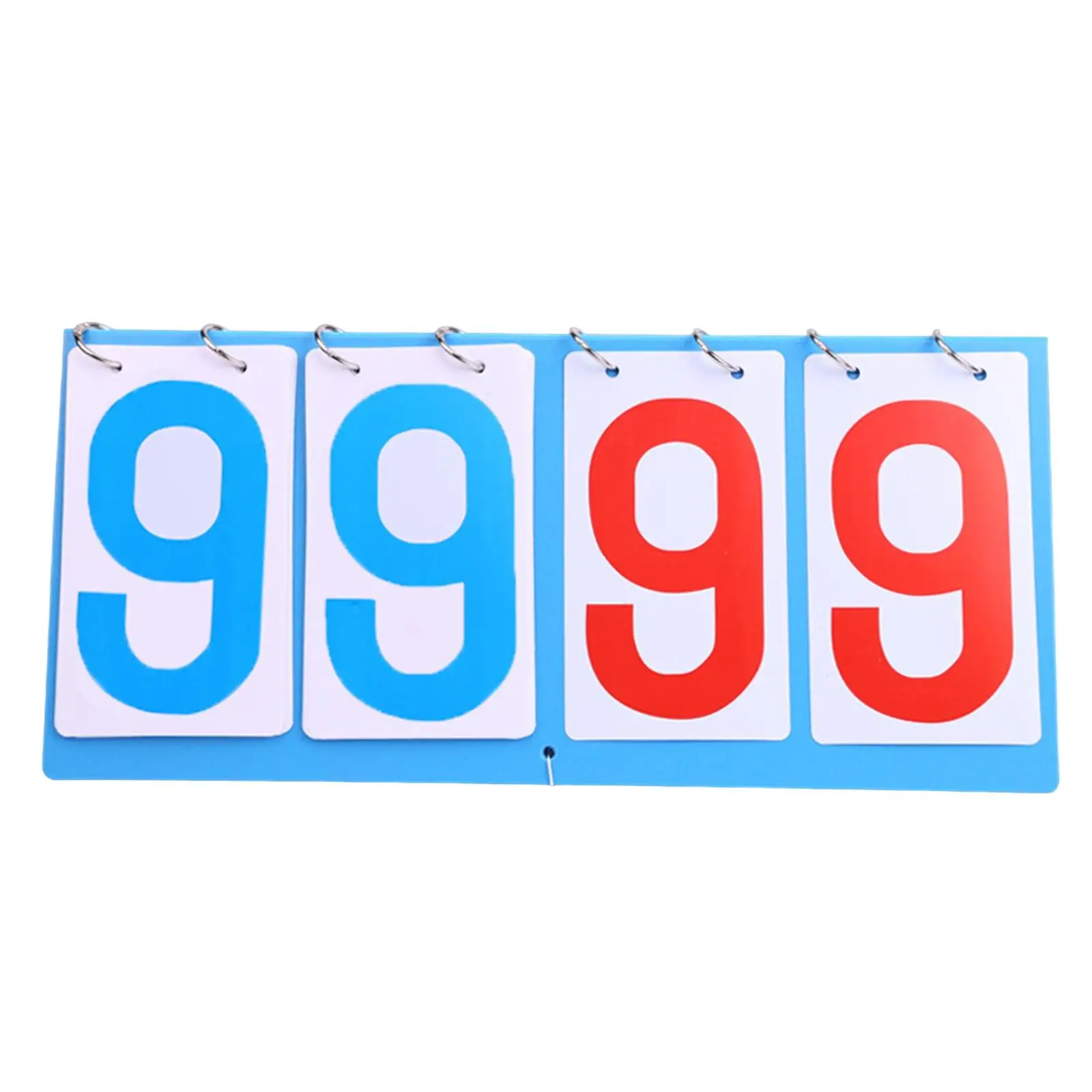 

4 digits Portable Table Top Scoreboard Sport Scoreboard Foldable Score Turn for Soccer Basketball Football Competitive Sports