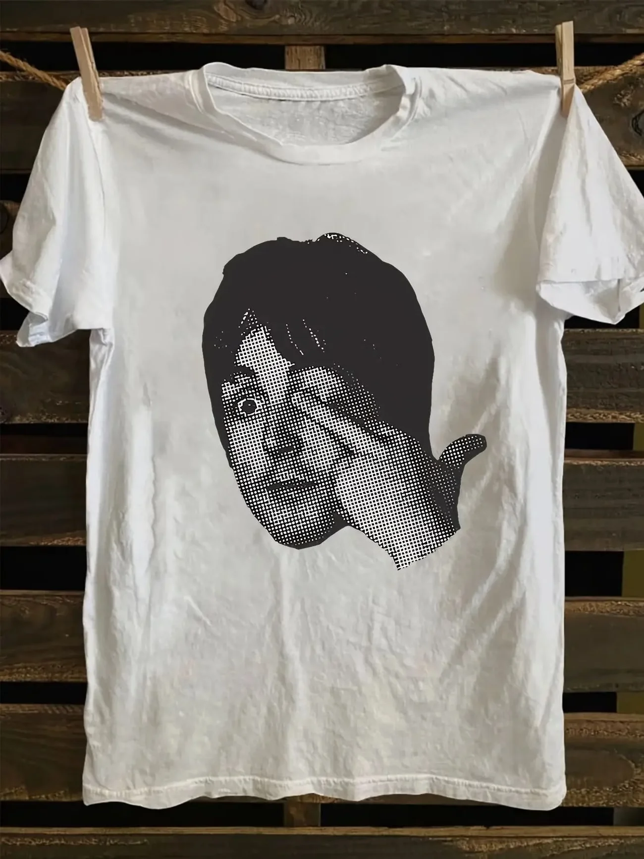 Camiseta con gráfico Pixel Art de Paul McCartney para hombre y mujer, camiseta de algodón de verano con cuello redondo, ropa de calle informal a la moda, Harajuku con cuello redondo