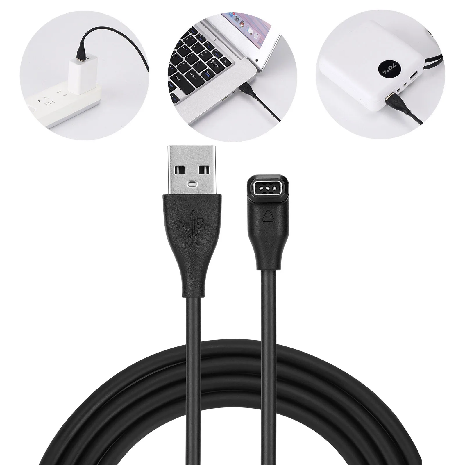

Data Cable for COROS PACE4/PACE Pro/APEX4(46/42mm)/NOMAD Watch Charging Cable 1 Meter Safe Dual Interface