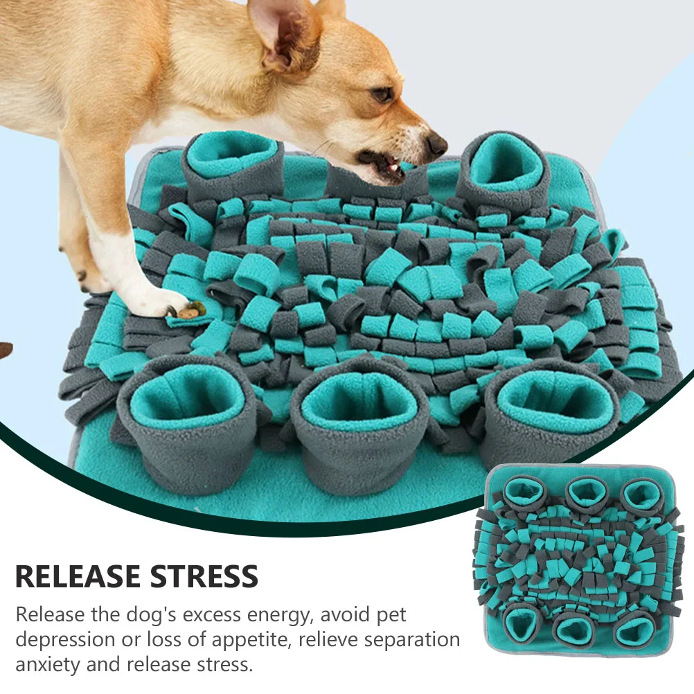 

1pc Pet Sniffing Mat Bright Durable Dog Slow Feeder Training Decompression Stress Relief Indoor Activity Dog