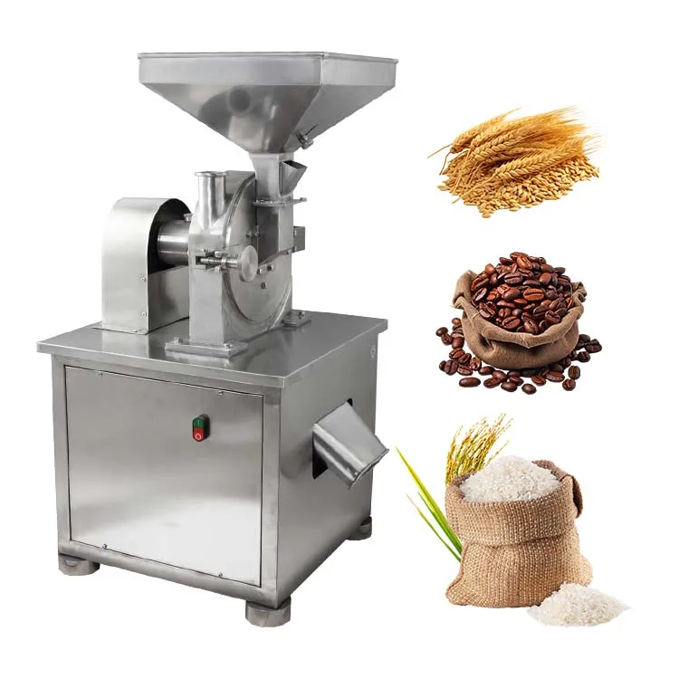 

High Quality Electric Mini Dry Wet Spice Food Rice Corn Maize Milling Machine Grain Wheat Flour Mill Grinder Machine
