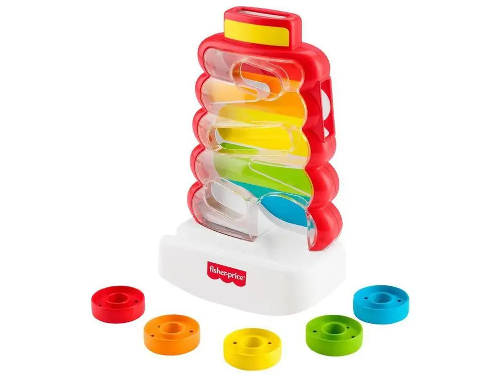 Brinquedo para Bebê Pilha de Argolas que Caem