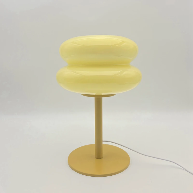 Modern Creative Hamburger LED Table Lamp Bedside Simple Fashion USB Lamp Study Room Desk Light for Livingroom Bedroom Home