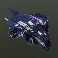 1489pcs MOC Ru'swum-pattern 'Phantom' Warrior Transport Halo Building Blocks STEAM Learning DIY Assemble Christmas toy Gift