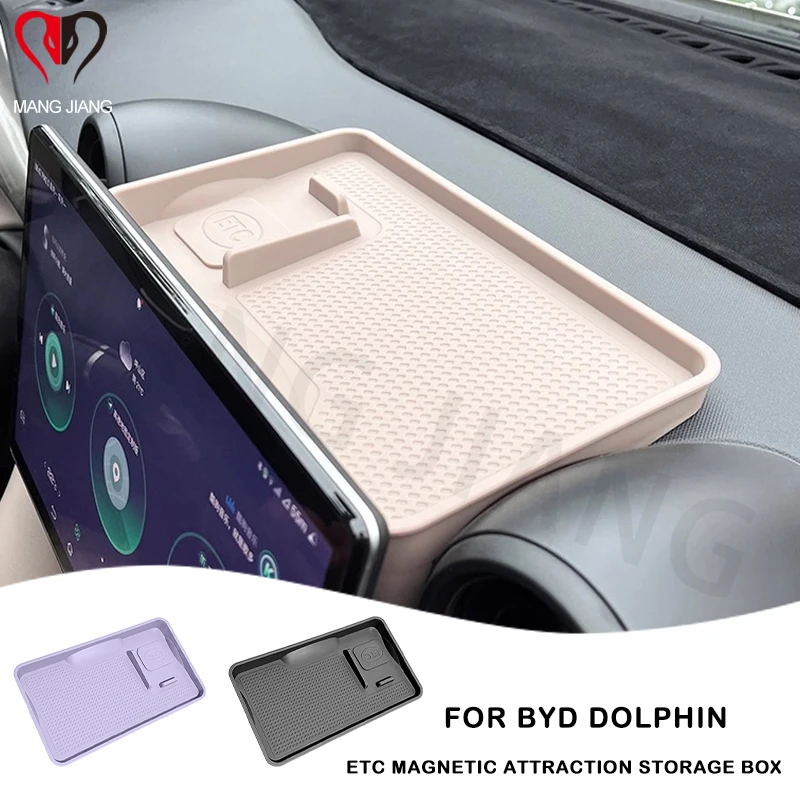 

Car Central Control Rear Screen Storage Box For BYD Dolphin Central Control Under Screen Storage Box Interior Auto Accessories