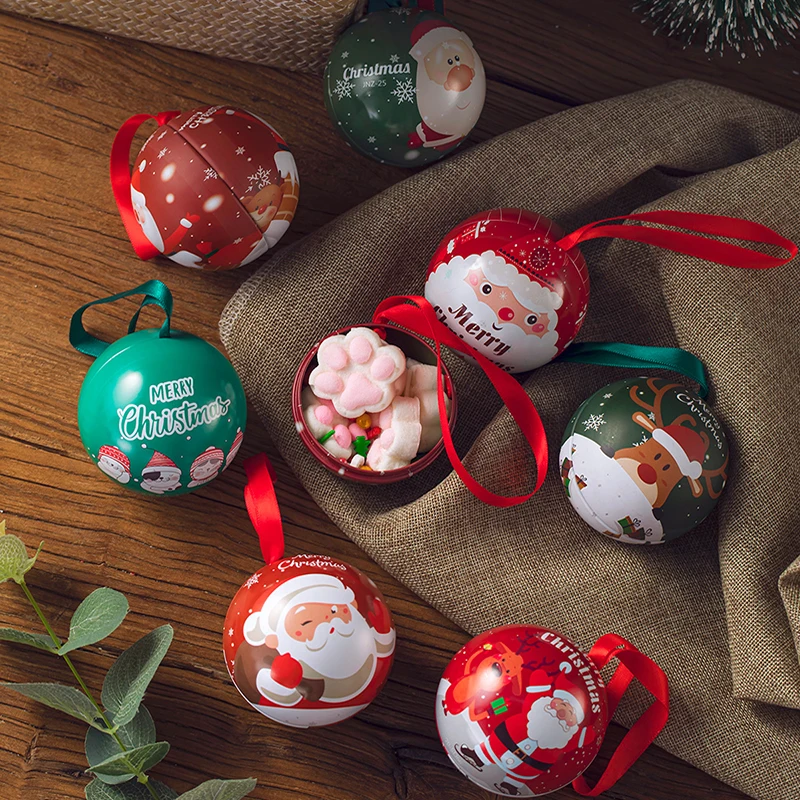 Christmas Tree Decoration Ball, Candies, Chocolate, Elf Ball, Santa Claus, Deer, Snow Man, Gift Box, Flavor Present