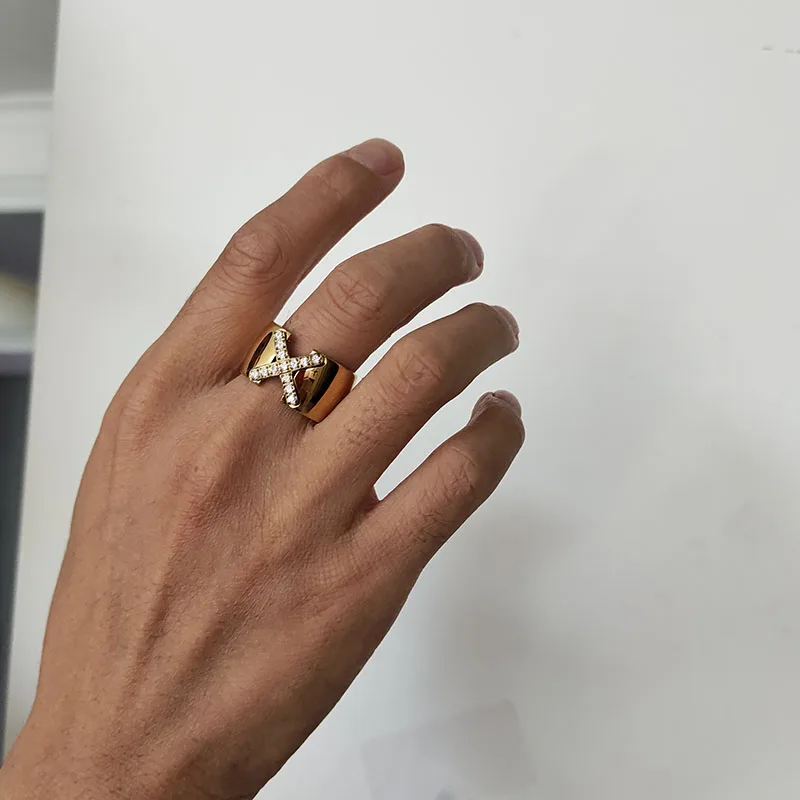 Cz Stone Pave Cross… - image