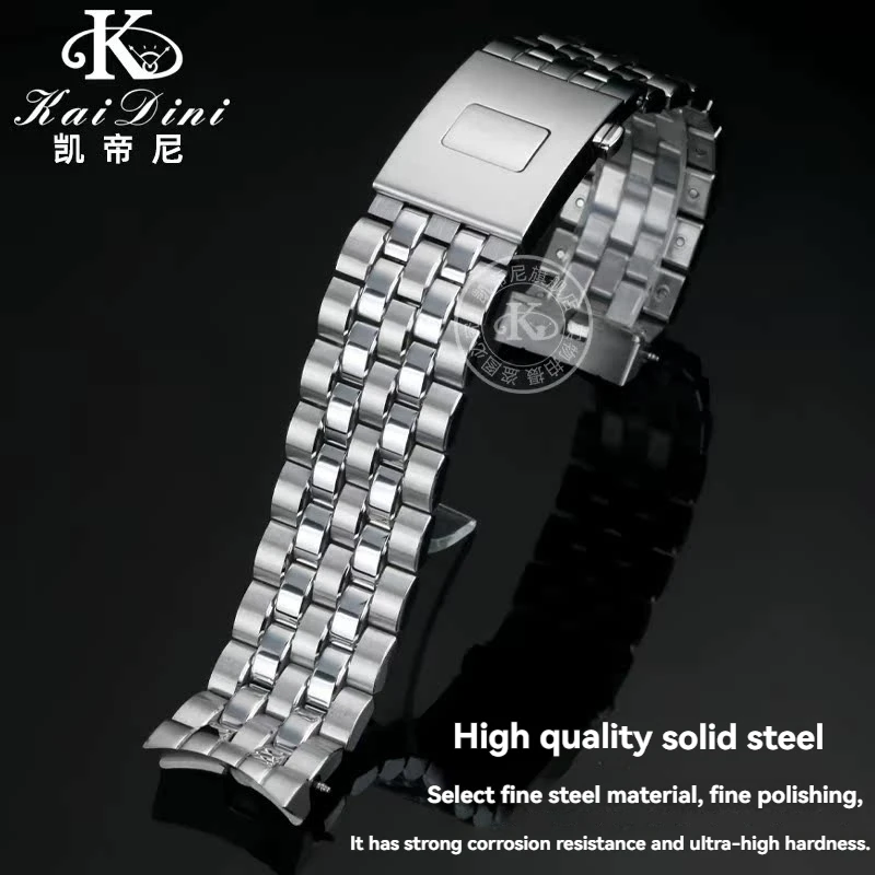 High quality 20/21mm Stainless Steel Strap for IWC Pilot Mark 17 18 Watch band IW377714 IW377717 IW377710 men Watchband Bracelet
