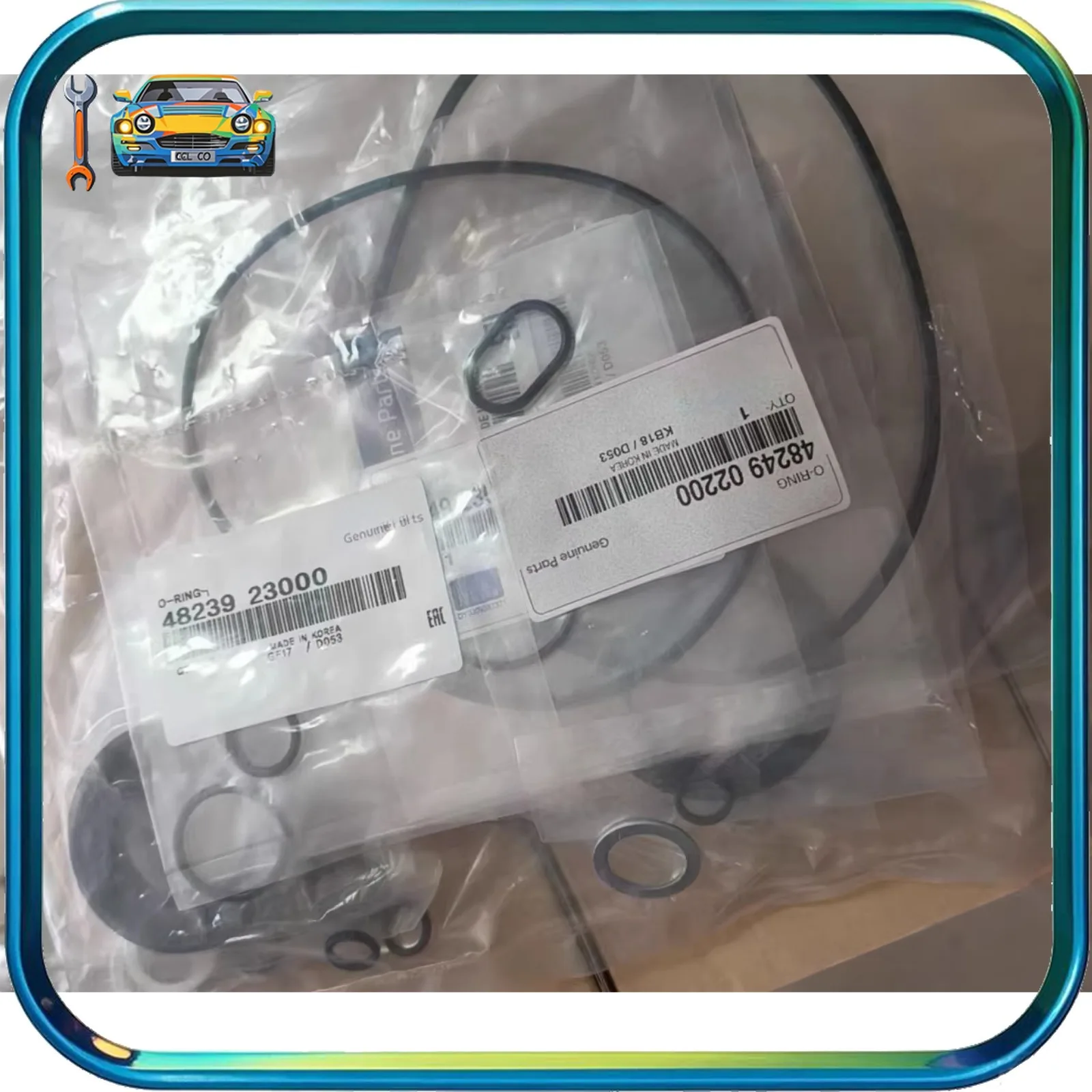 Original New CF12 CVT Transmission Repair Overhaul Kit O-Rings Seal Gasket for Hyundai 2010-2014 Accent 1.4L