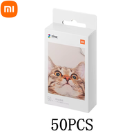 Original Xiaomi ZINK Paper 50 Sheets 3-inch Photo Printer Paper With Calibration Card AR Pocket ZINK Photo Printer Paper 50pcs