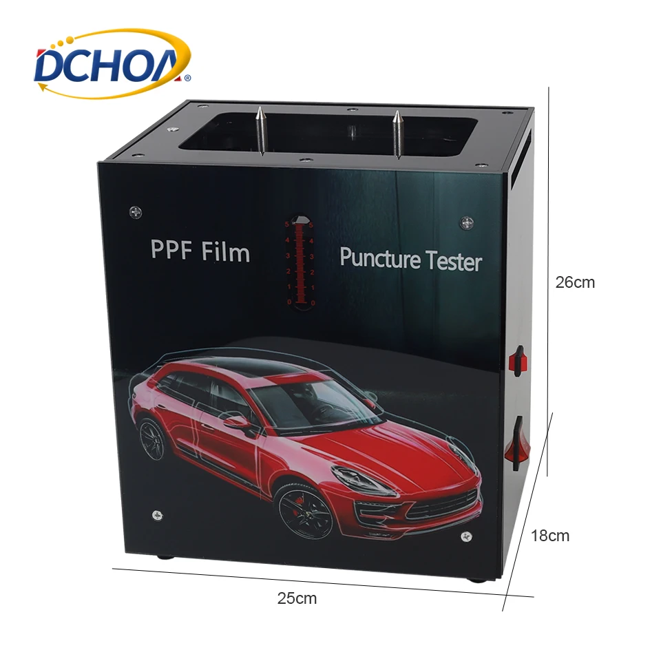 Máquina de prueba de pinchazos industriales PPF, probador de película PPF, máquina de prueba de película de tinte de ventana, instrumento de prueba de pinchazos de película PPF