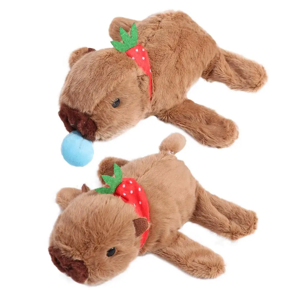 Bufanda Capybara Capybara Slap pulsera simulación muñeca de peluche suave pulsera Slap dibujos animados roedor muñeca estilo