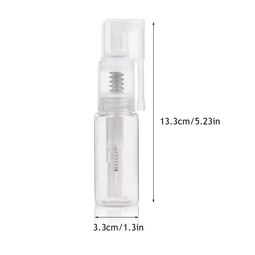 Przenośna butelka z rozpylaczem do pudru 35 ml/50 ml Plastikowa butelka z rozpylaczem do rozświetlania cekinów Butelka do ponownego napełniania pudru