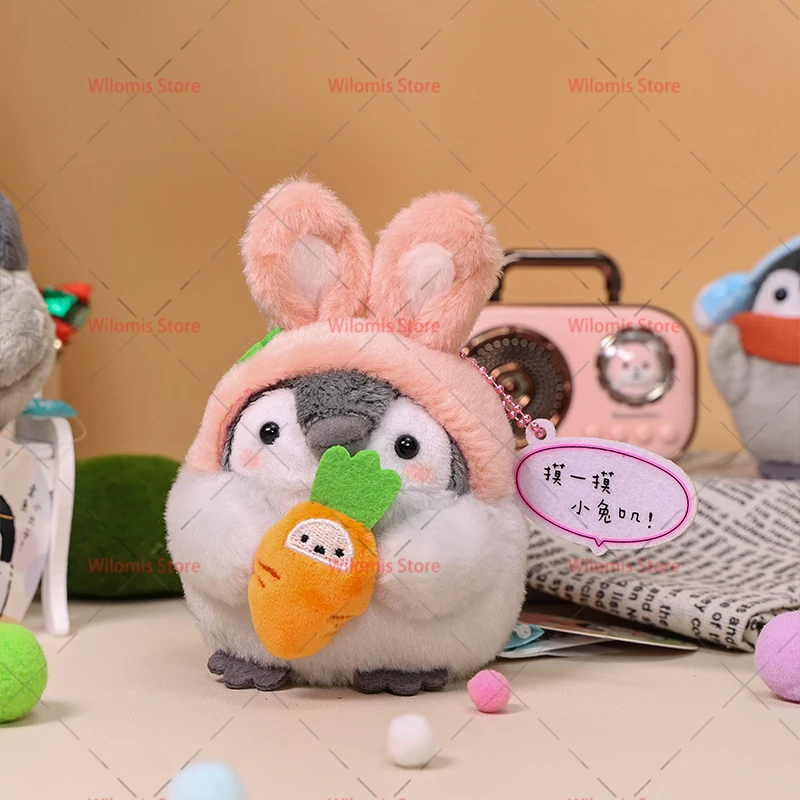 22 أنماط لطيف البطريق أفخم حلقة رئيسية قبعة السياحية البطريق المفاتيح للفتيات الهدايا الإبداعية حقيبة مدرسية المفاتيح