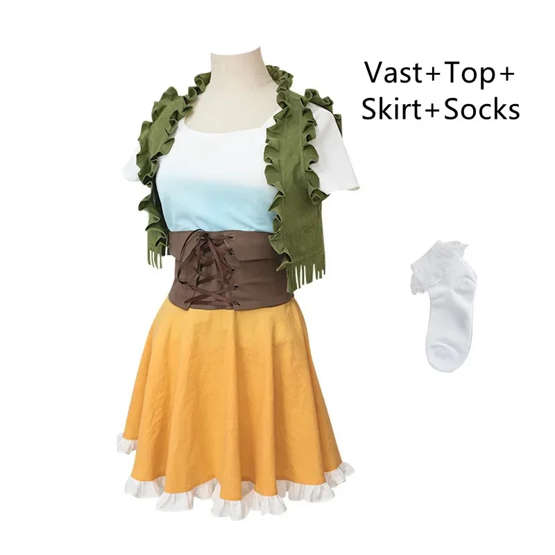 أزياء أنيمي التأثيرية للإيجار لصديقتك ميزوهارا تشيزورو/ساكوراساوا سومي/نانامي مامي فستان استئجار صديقة زي الفتيات اللطيفات