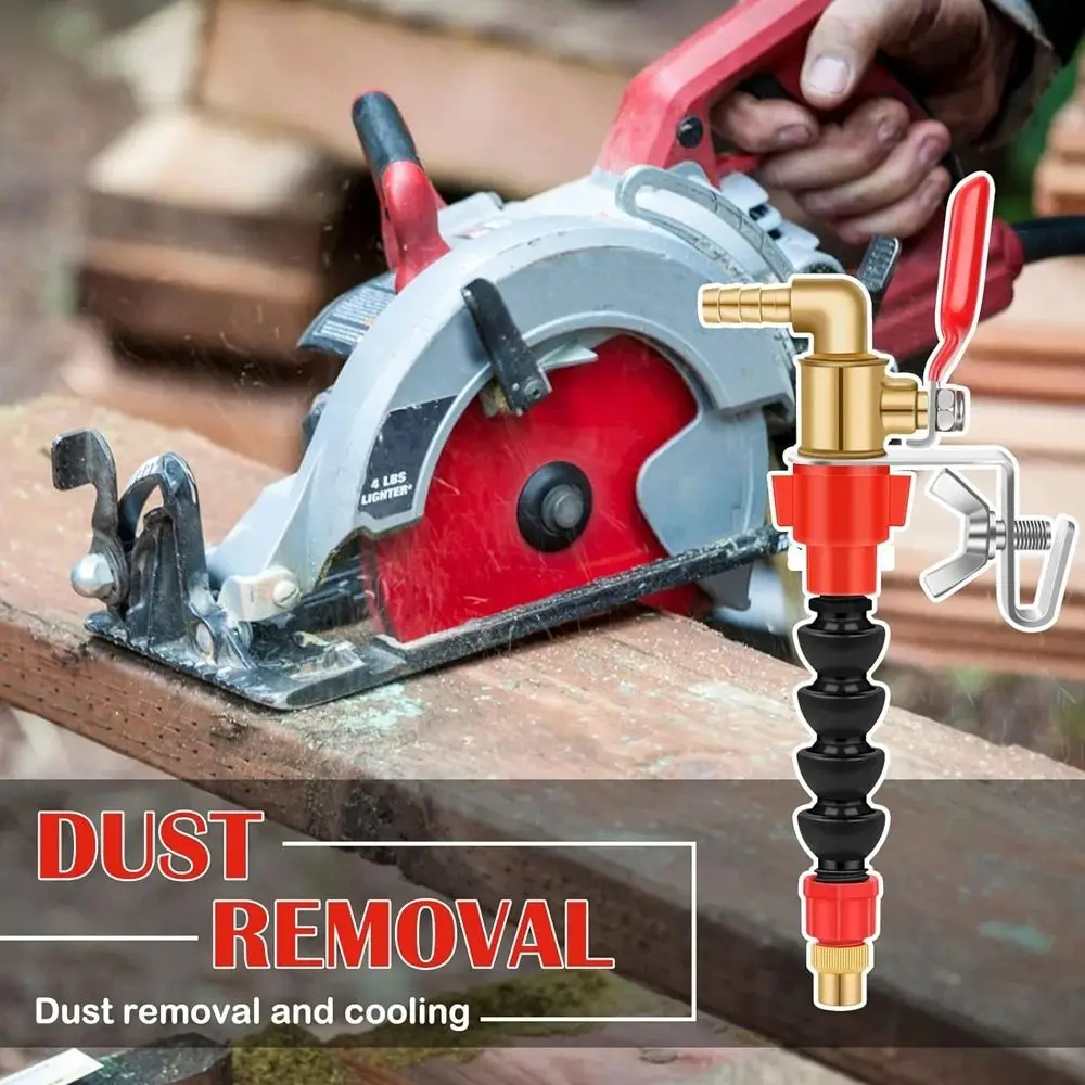1Pcs System Coolant Misting Angle Grinder Water Sprayer Dust Remover Dust-Proof Water Nozzle Universal 135mm