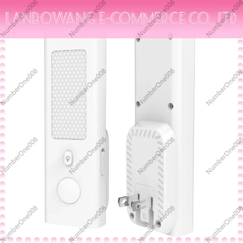 Motion Sensor Night Light - Plug-in with Switch, Instant-on Energy Saving LED for Hallway Bedroom, Auto on/Off