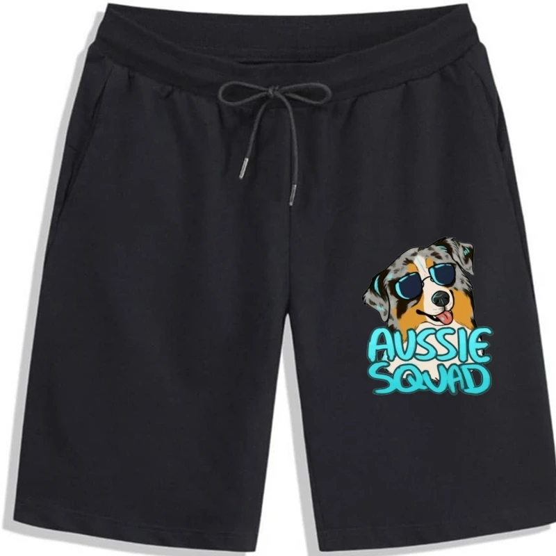 Шорты в стиле австралийской овчарки, шорты для отряда AUSSIE, повседневные забавные мужские шорты, мужские шорты с принтом из чистого хлопка, бриджи