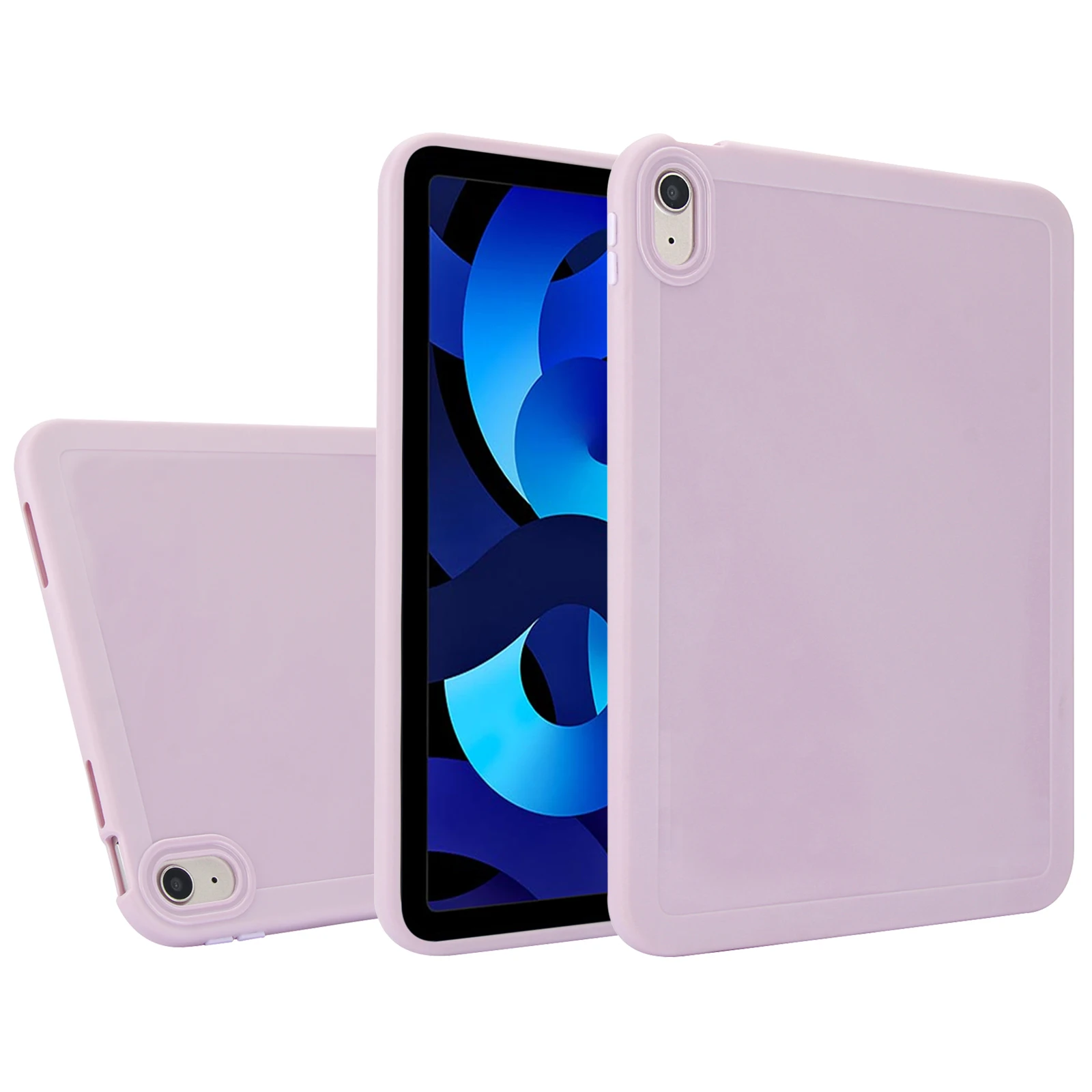 Simple Solid Color Anti-fall Tablet Protective Case for iPAD 12th 11th A16 1 th AIR 8 7 6 mini 5 6 Skin Feel slim fit Cover